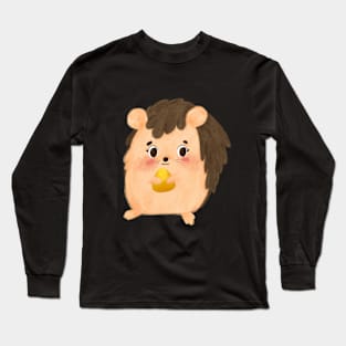 hedgehog with a corn Long Sleeve T-Shirt